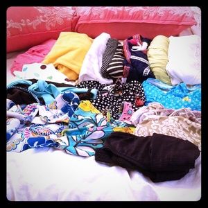 Lot Of Bathing Suits & Cover Ups. Size Large